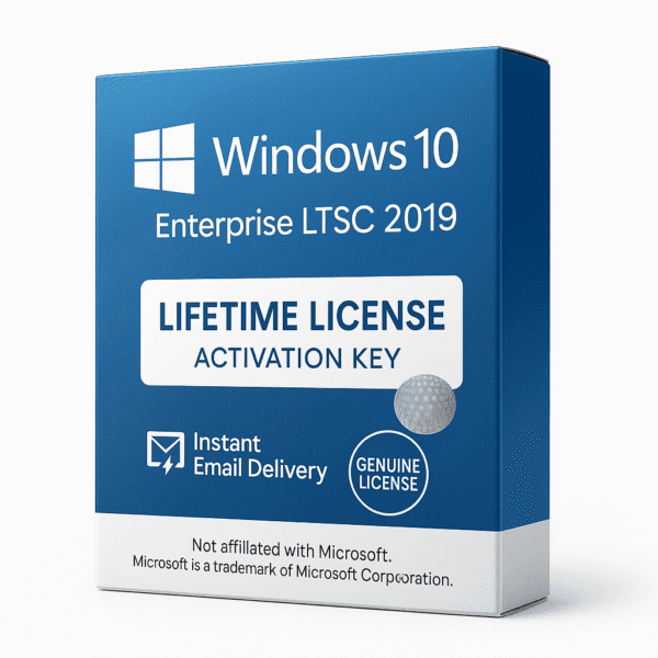 Windows 10 Enterprise LTSC 2019 - Lifetime Activation License Key