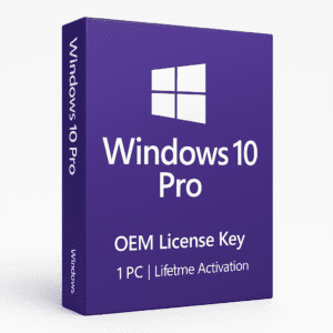 Windows 10 Pro OEM - Lifetime Activation License Key for 1 PC