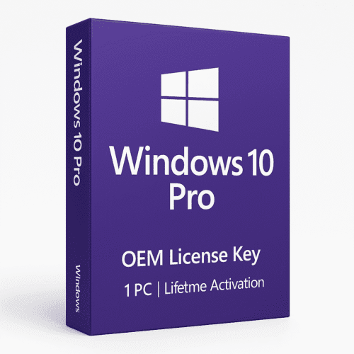 Windows 10 Pro OEM - Lifetime Activation License Key for 1 PC