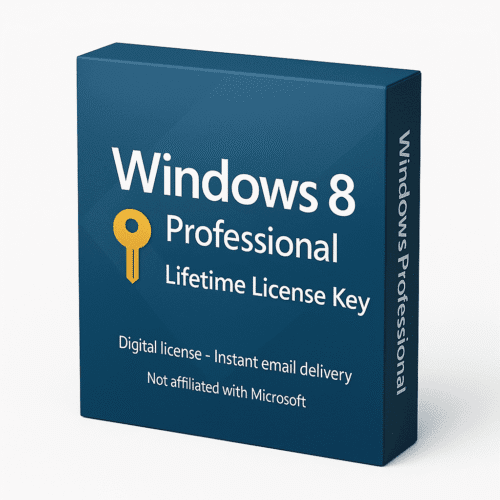 Windows 8 Pro - Lifetime Activation License Key
