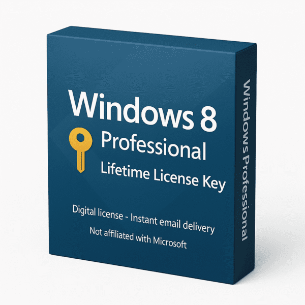 Windows 8 Pro - Lifetime Activation License Key
