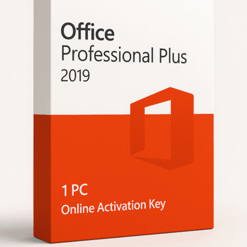 Office 2019 Professional Plus - Online Activation License Key for 1 PC