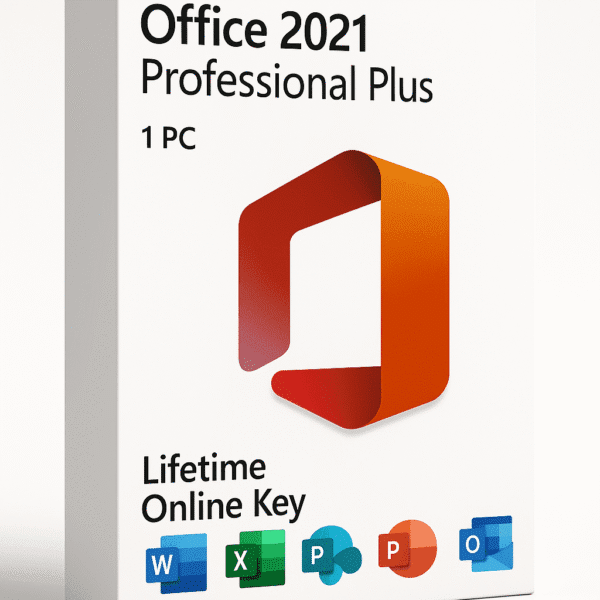 Office 2021 Professional Plus - Lifetime Online Activation License Key for 1 PC