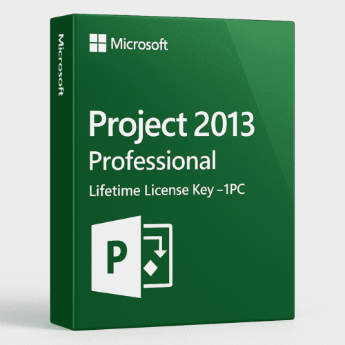 Project 2013 Professional - Lifetime Activation License Key for 1 PC
