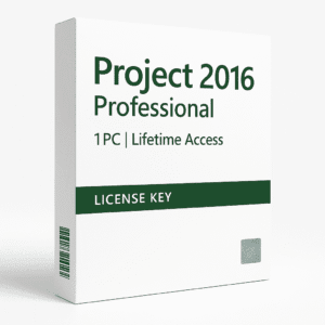 Project 2016 Professional - Lifetime Activation License Key for 1 PC