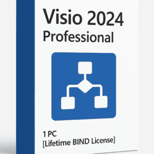 Visio 2024 Professional - Lifetime BIND Activation License Key for 1 PC