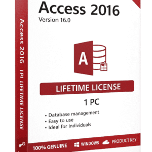 Access 2016 - Lifetime Activation License Key for 1 PC