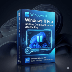Windows 11 Pro - Lifetime Online Activation License Key for 1 PC