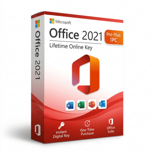 Office 2021 Professional Plus - Lifetime Online Activation License Key for 1 PC